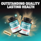 CIVIMUNA bilberry and grape seed antioxidant supplement container showing premium formula details