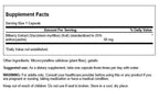 Swanson standardized bilberry extract herbal supplement bottle showing dosage specifications