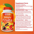 Simply Nature's Pledge authentic USA imported fruit superfood capsule supplement label details