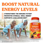 Simply Nature's Pledge daily fruit nutrition dietary supplement for energy and immunity