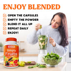 Simply Nature's Pledge vegan friendly fruit superfoods dietary supplement for daily health