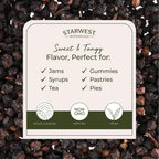 Starwest Botanicals elderberries packaging label detail
