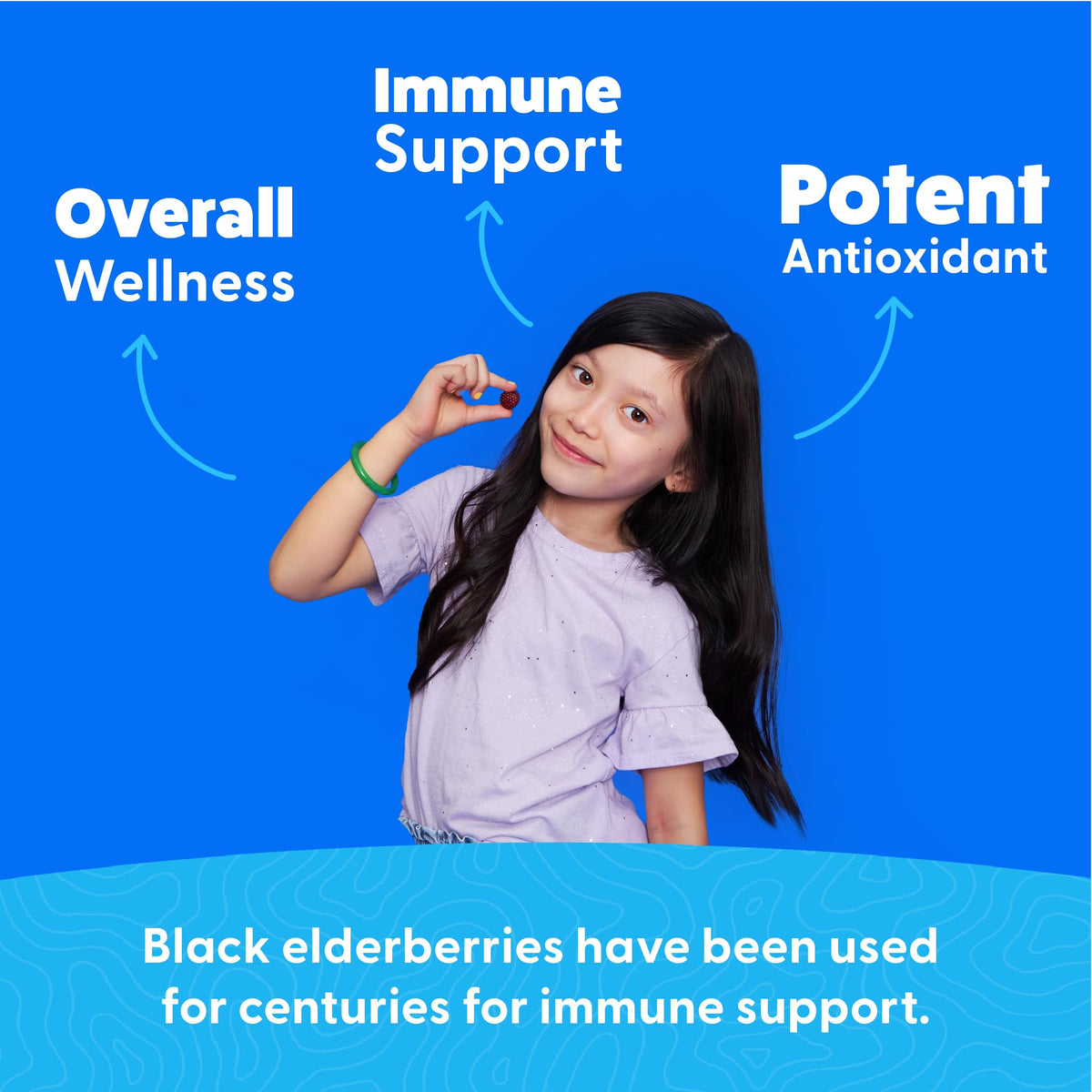 The Feel Great Vitamin Company Kids Elderberry Gummies tamper evident safety seal and expiration date location