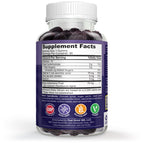 The Feel Great Vitamin Company Kids Elderberry Gummies side panel showing three in one antioxidant immune blend