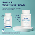 USA sourced Biotics Research ADP 120 tablets container details