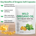 Onznoz antioxidant herbal supplement softgels for respiratory wellness on a clean background