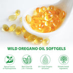 Flasture respiratory and digestive support botanical oil capsules product layout.