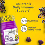Zarbee's children immune support gummies nutrition label