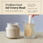 Texture of NaturaleBio whole psyllium husk fibers