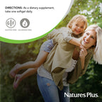 Authentic imported NaturesPlus Ultra EPO ninety softgels package highlighting the cold pressed extraction process