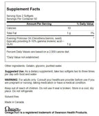 Swanson OmegaTru cold-pressed evening primrose oil 100 softgels label details
