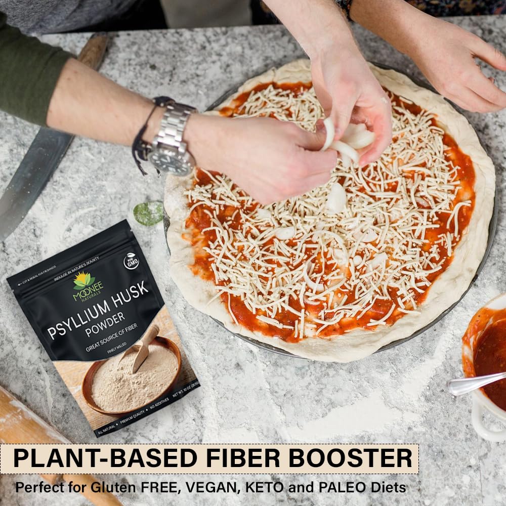 Nutritional label of Moonee Naturals fiber powder