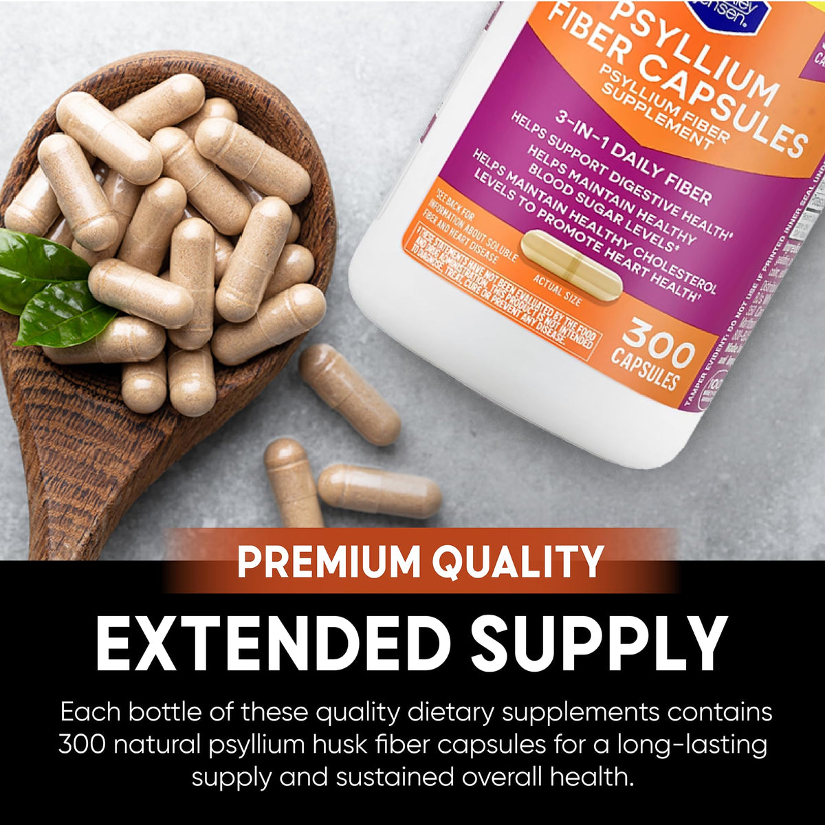 Close up of Berkley Jensen 600 count fiber supplement