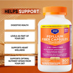 Nutritional information on Berkley Jensen psyllium husk bottle