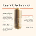 Sunergetic fiber capsules nutrition facts label