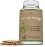 Close up of Sunergetic dietary supplement bottle branding and count