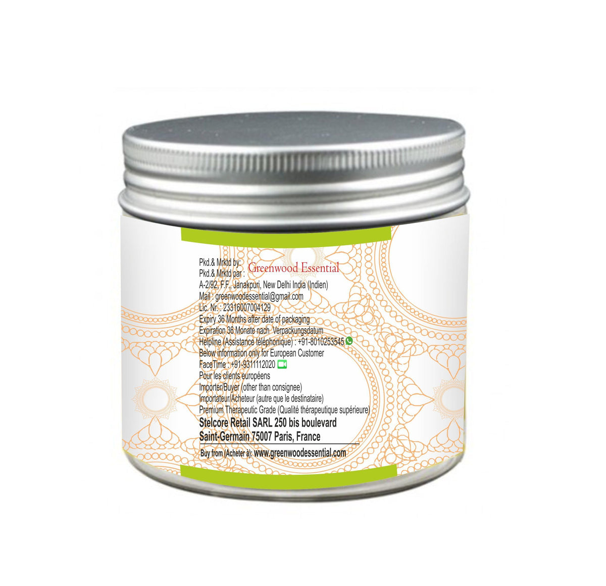 Finely milled Greenwood Essential flax seed powder texture close up