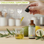 VivaMelhor cholesterol support liquid drops bottle