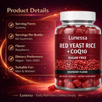 Submetic Lunessa Red Yeast Rice and CoQ10 packaging details
