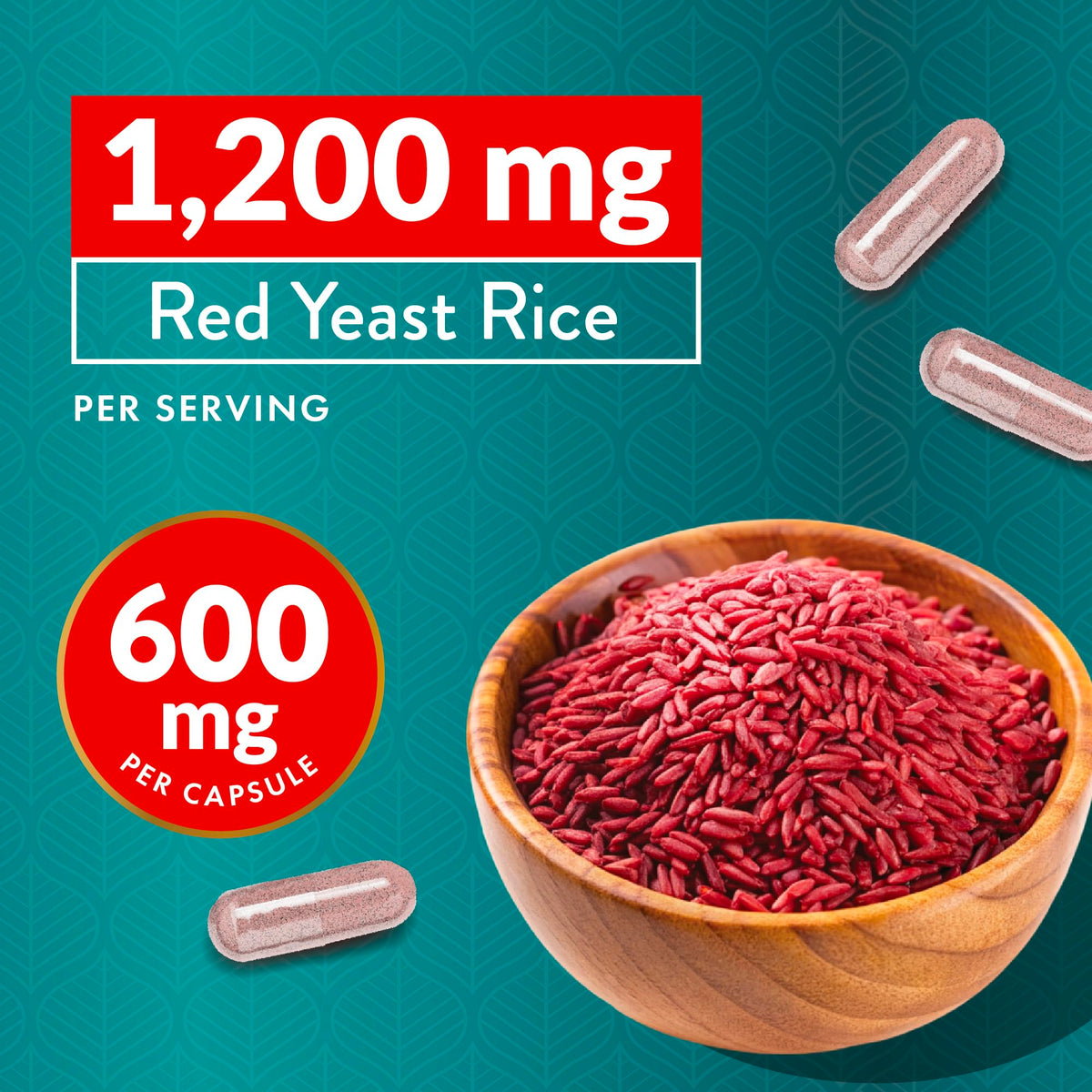 Purely Holistic heart health formula 120 capsules packaging detailed view