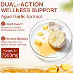 Non-GMO and gluten-free vegetarian garlic softgels for healthy circulation and blood pressure management