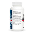 Allimax Pro garlic supplement bottle showing the patented AlliSURE stabilized allicin seal.