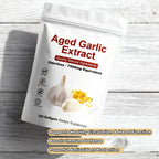 Close up view of Shrandi Elare aged garlic health supplement bottle cap and seal