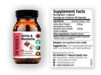 Dr Wakde's Sariva and Manjistha Ayurvedic supplement 60 capsules label details