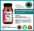 Dr Wakde's Sariva and Manjistha plant-based capsules packaging