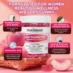 Sugar free vegan chewable gummies for female hormonal balance close up
