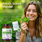 Premium vegetarian garlic dietary supplement bottle for immune defense and circulatory health.