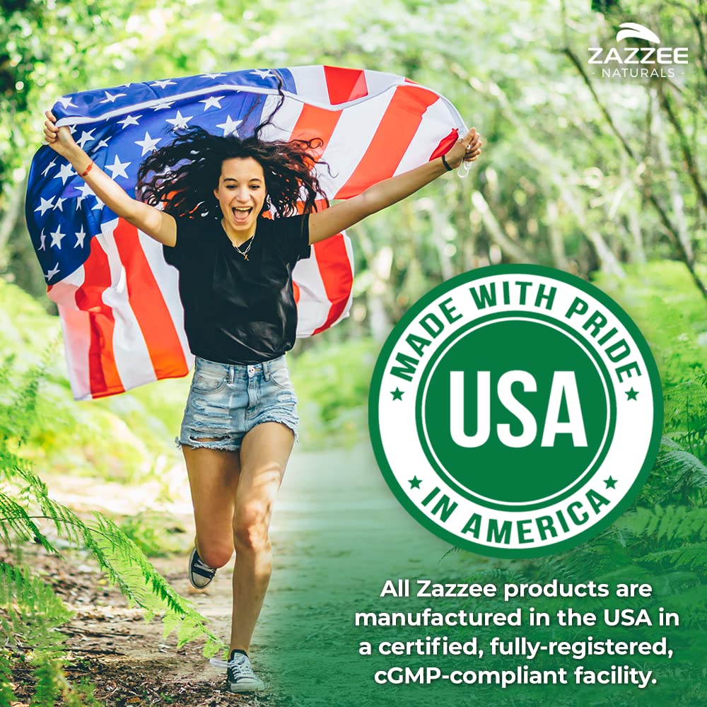 Zazzee Naturals Allium Sativum extract supplement capsules container for daily wellness routine.