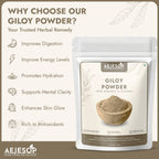 AEJESOP natural immunity booster powder pouch sitting upright on a clean wellness surface