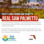 Triquetra Health saw palmetto and pumpkin seed oil dual action blend packaging for urinary support.