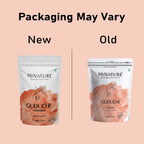 Side view of the 227 grams resealable zip lock Ayurvedic powder packaging