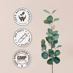 Garden Organics Shatavari liquid tincture packaging showcasing alcohol free label certification
