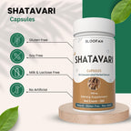 Bloofah Asparagus Racemosus 180 vegetarian capsules clean single ingredient formula labels