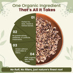 Infused milk thistle herbal tea cup next to whole seeds