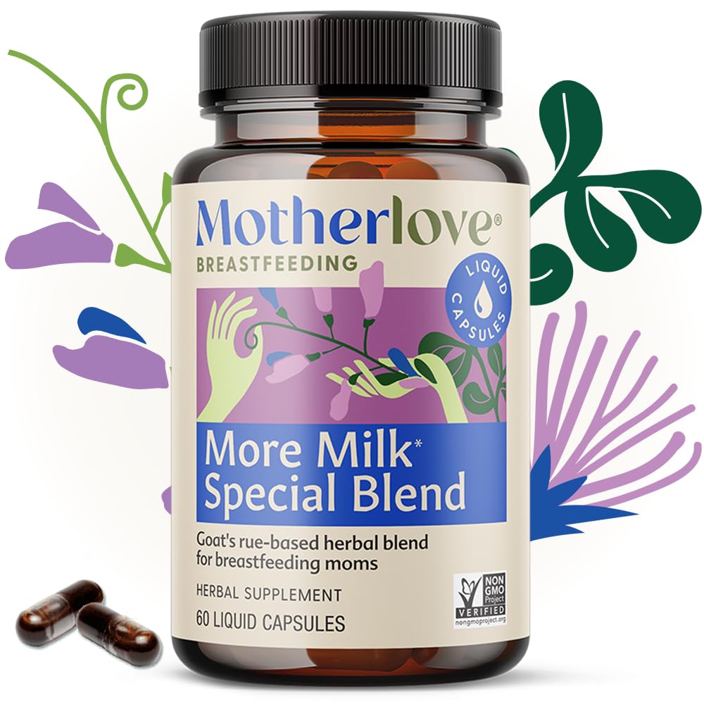 Authentic USA imported Motherlove goat's rue lactation support liquid capsules