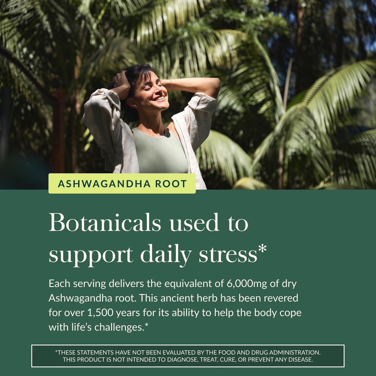 Adaptogenic ashwagandha root gummies with ginger and cinnamon for energy balance.