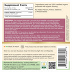PureAyurbliss Shatavari 16 Ounce packaging showing USDA Organic seal