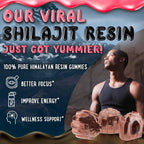Strawberry and banana flavored wellness gummies for workout performance and immune support