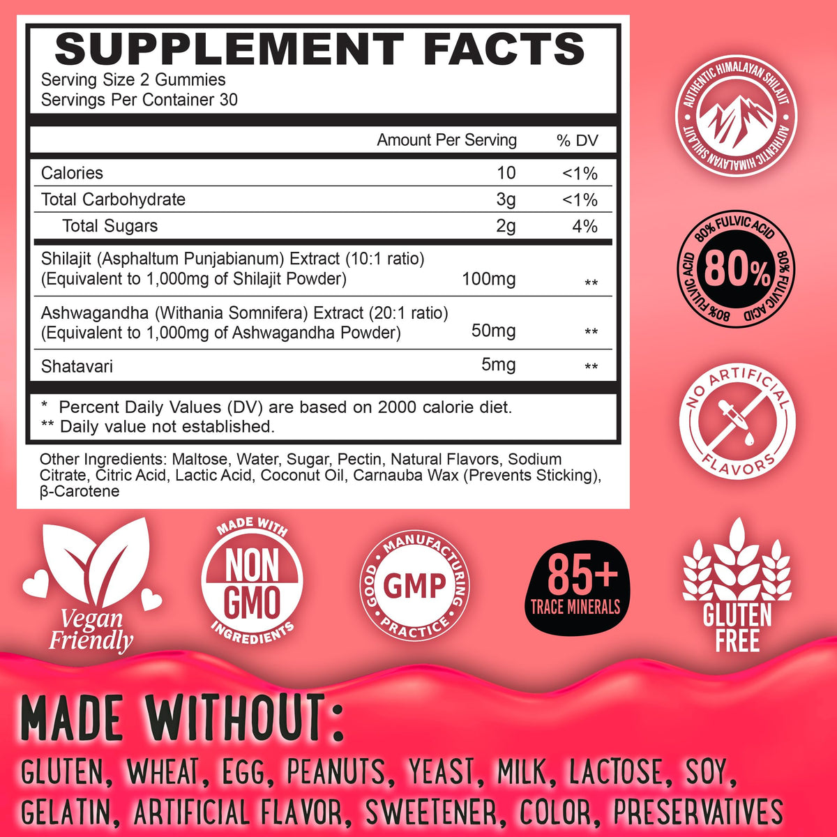 Oh My Chewy nutritional supplement bottle highlighting sixty gummies per container