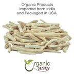 Organic Way raw vegan shatavari roots for wellness
