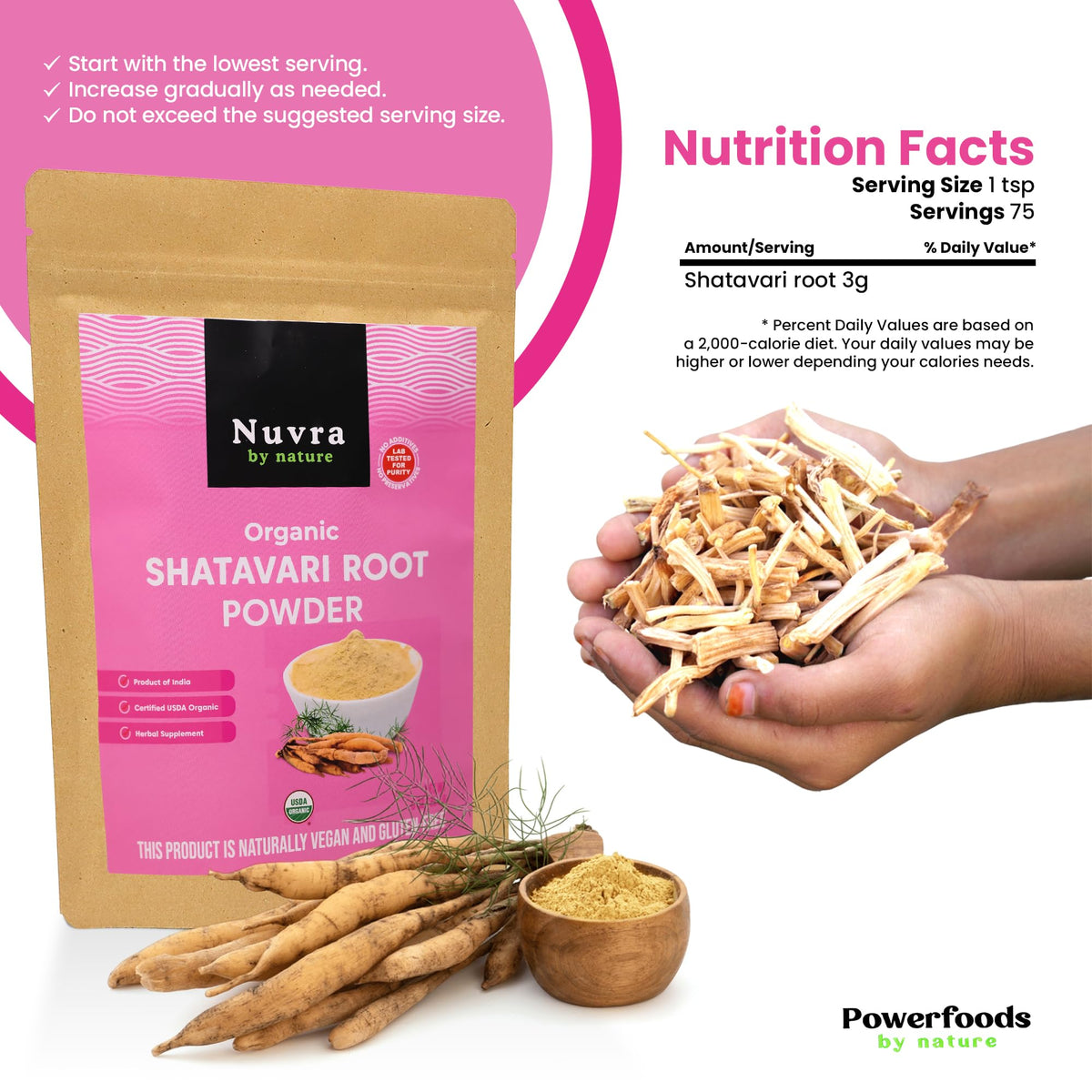 Authentic imported USA wellness supplement powder for fertility and stress relief support