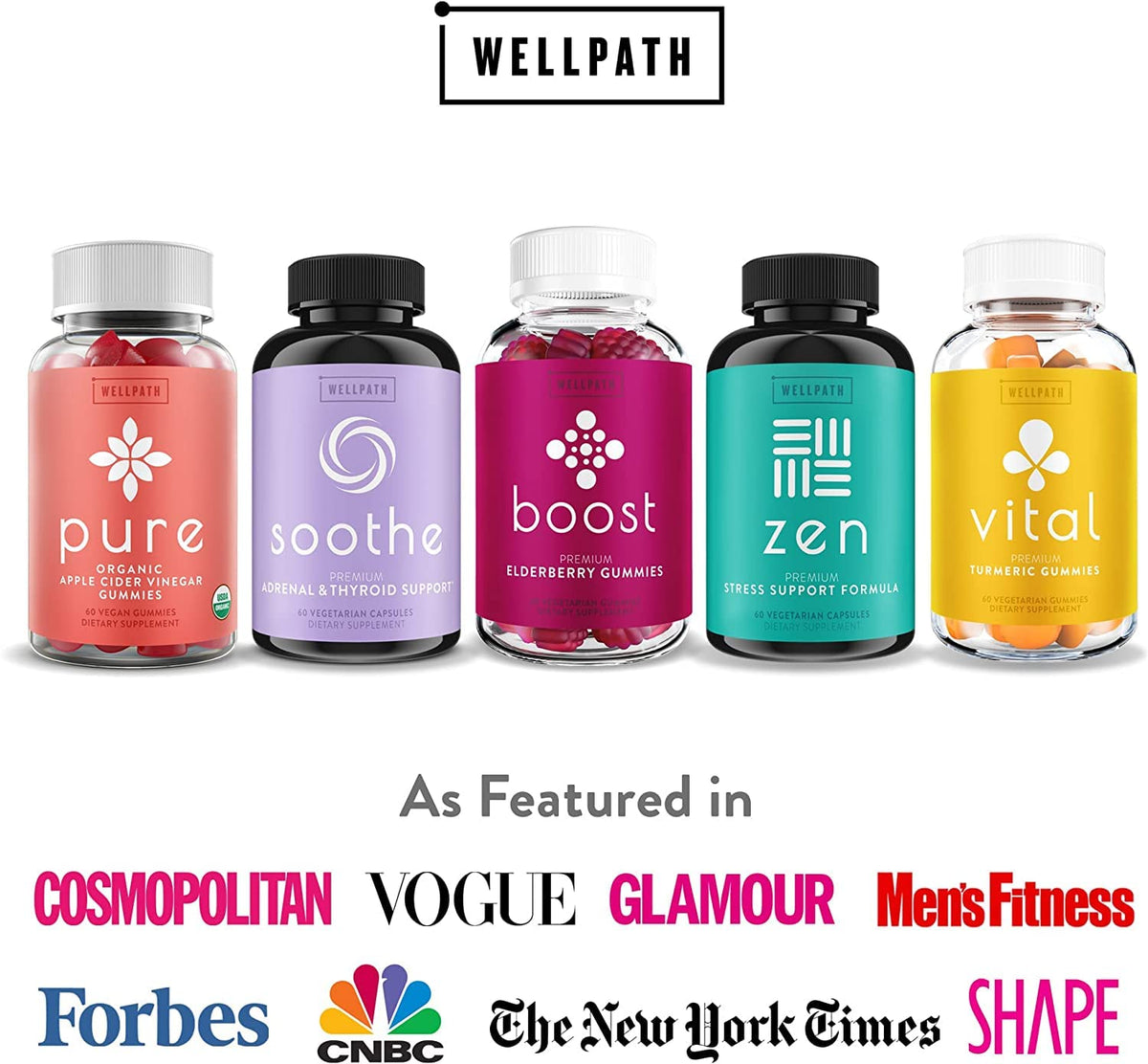 Product lifestyle view of WellPath Mind Brain capsules for daily cognitive wellness support.