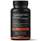 Supplement facts and ingredient list label on the back of Natgrown Ginseng and Ginkgo Biloba bottle