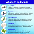 Nutreance RediMind advanced brain support bottle placed upright on a clean background