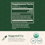 Liquid herbal supplement dropper bottle showing texture