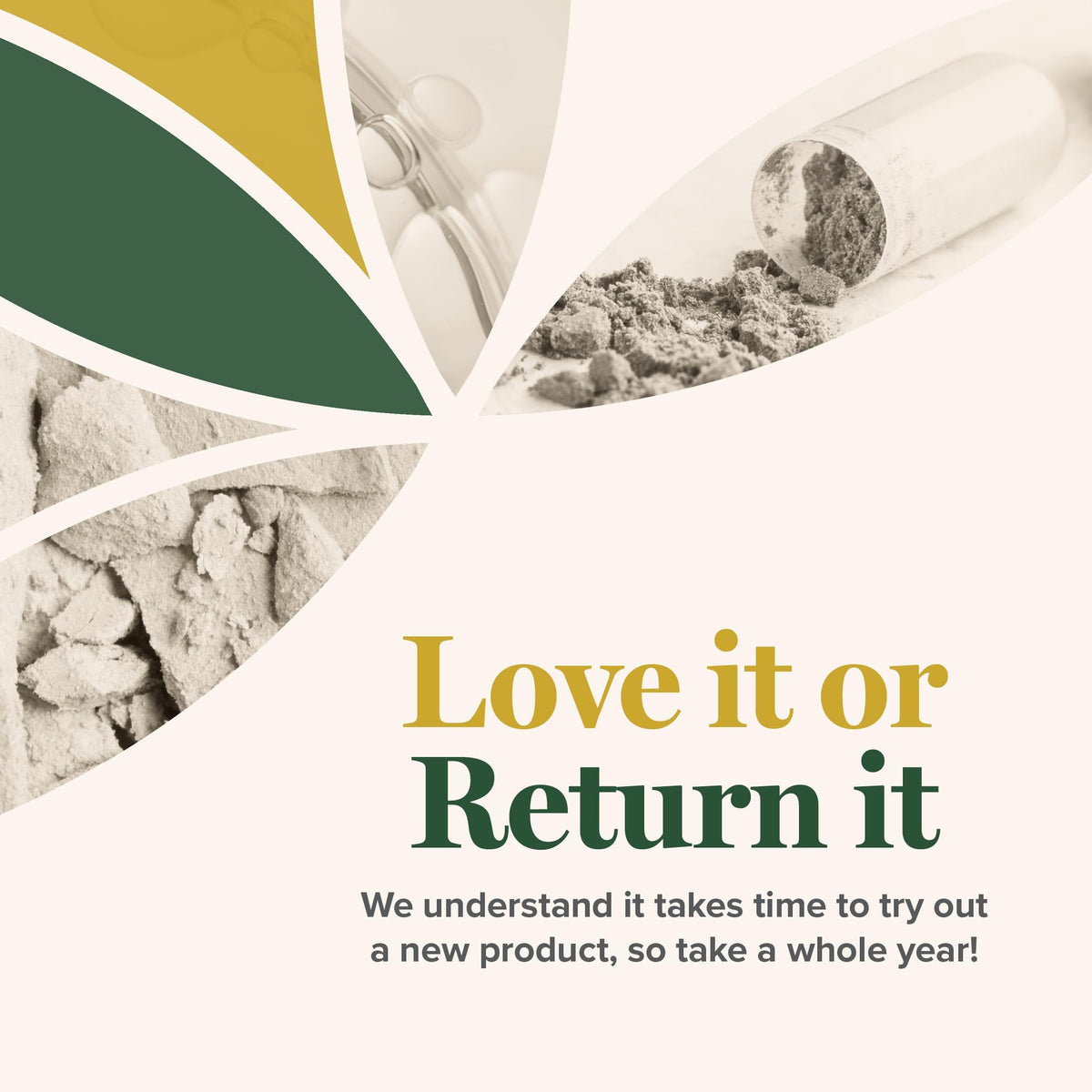 Professional product shot of organic ginseng adaptogen blend